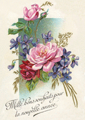 Bouquet de fleurs pour une ann&eacute;e florissante